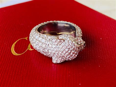 cartier panther ring dupe|cartier love ring authenticity.